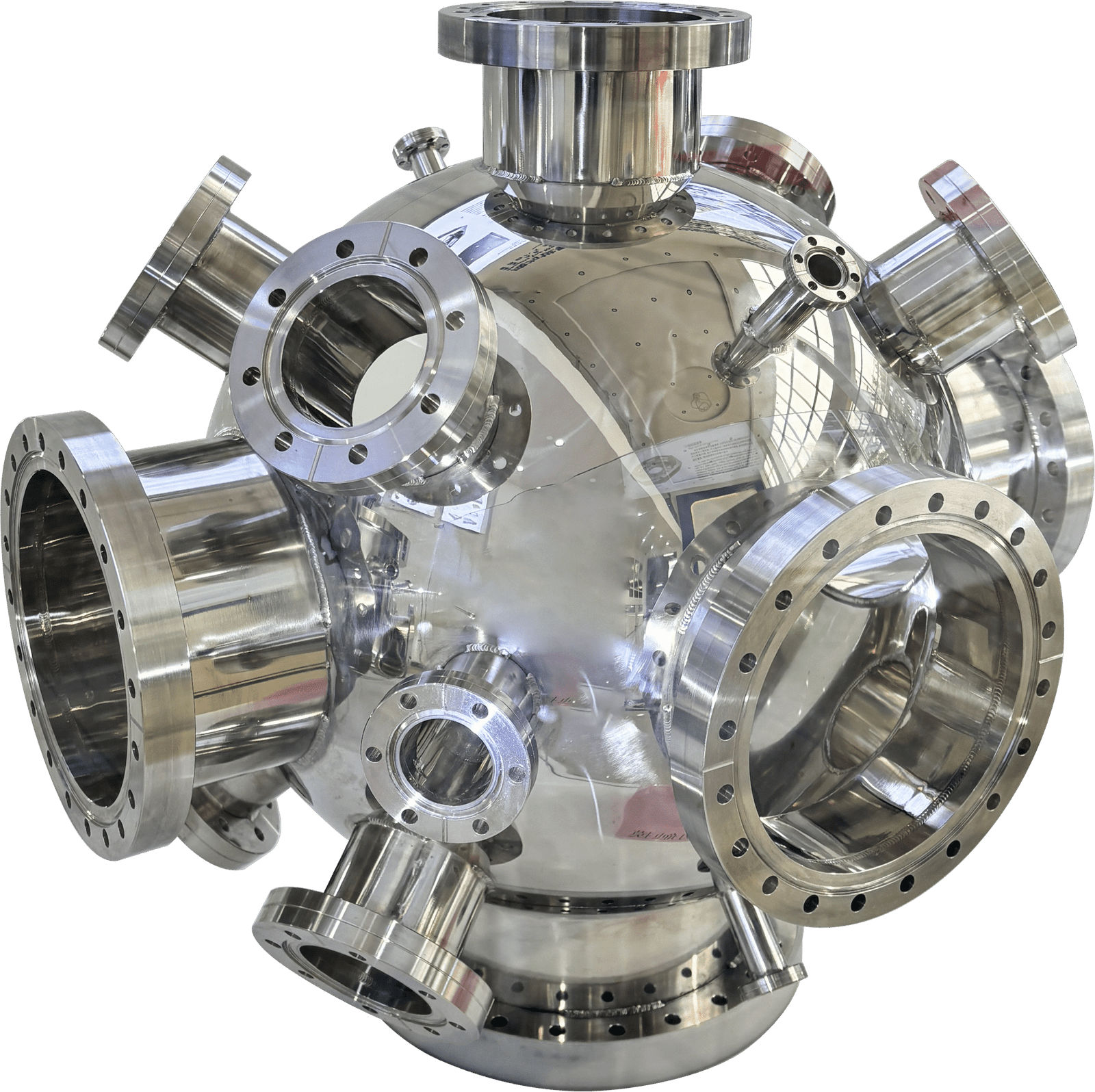 展品-球状不锈钢真空焊接腔体1